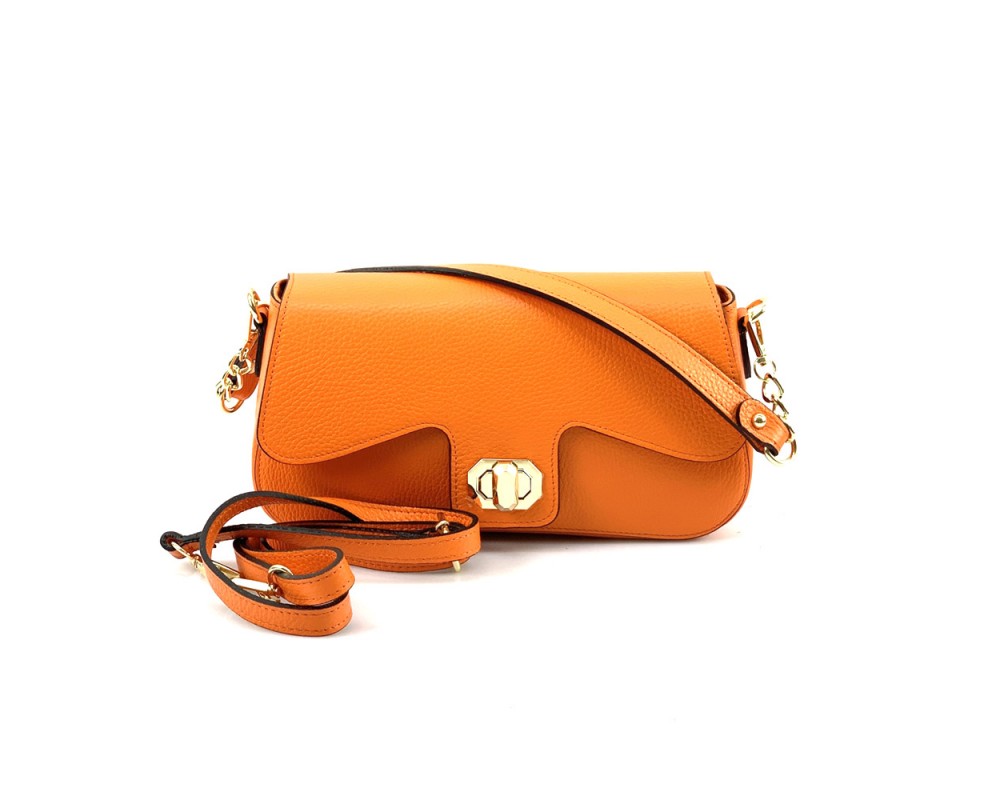 Ledertasche Fatima Orange Handtasche Florence-Leather-Market