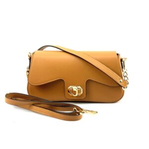 Mini-Tasche Florence-Leather-Market Leder-Handtasche Hellbraun Fatima